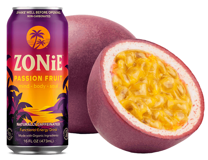 4 pack -  Passion Fruit 190mg Caffeine