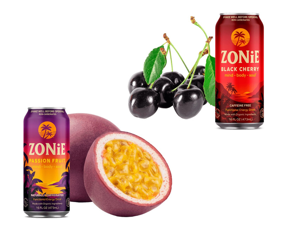 4 Pack - (2) Black Cherry & (2) Passion Fruit